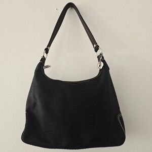 The Sak Women's Black Woven Hobo-Style Shoulder Bag 
